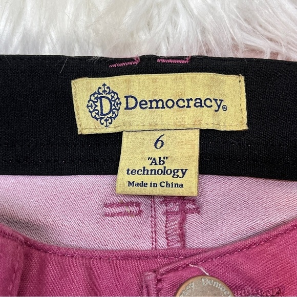 Democracy AB technology size 6 magenta coloured soft jeans - Picture 2 of 9
